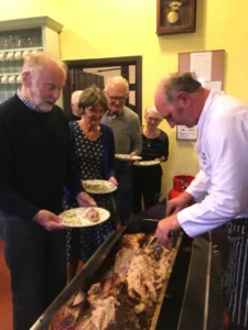 Hog Roast at Treowen near Monmouth