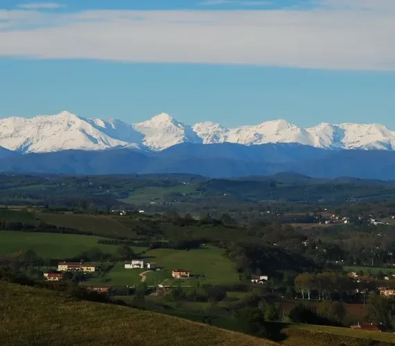 Pyrenees from Rieux volvestra