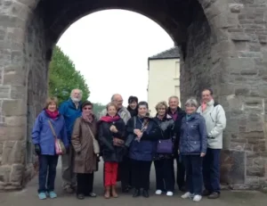Town Twinning Visitors at gatehouse